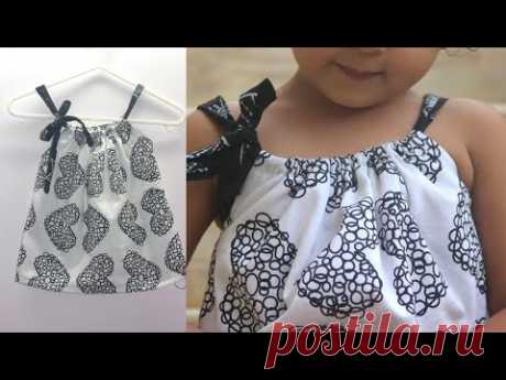 Kids Pillowcase Dress Sewing | സിമ്പിൾ ടോപ് ഫോർ കിഡ്സ് | Kids Outfits.