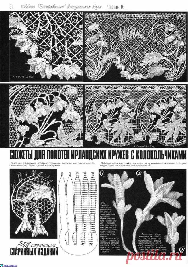 Ирландское кружево: колокольчик