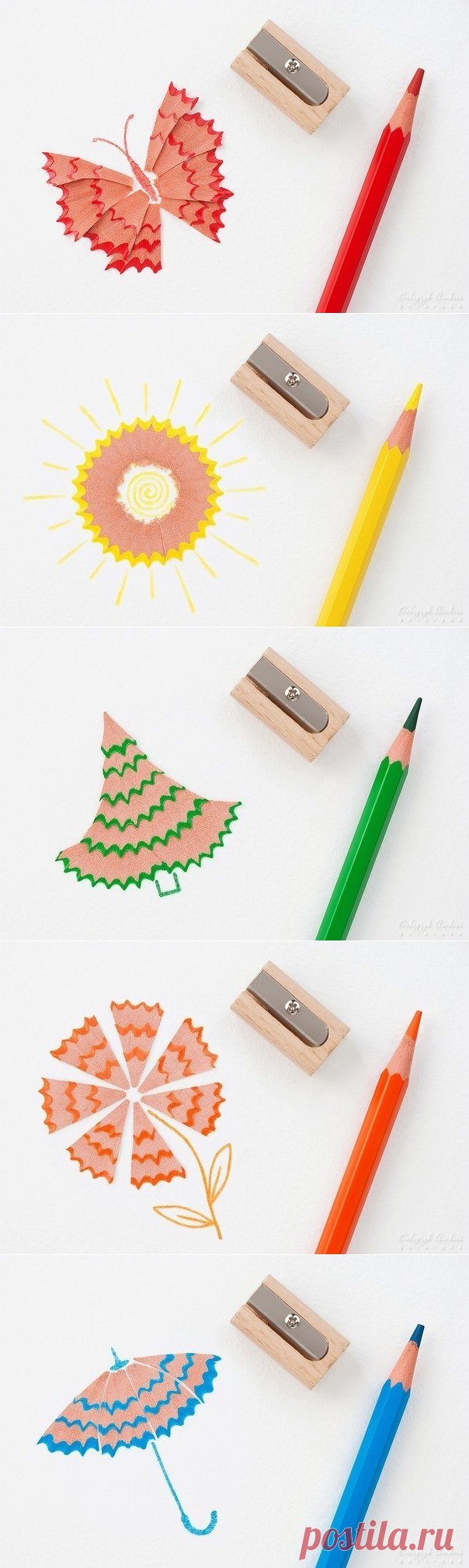 Картины из стружки ! - Поделки с детьми | Деткиподелки