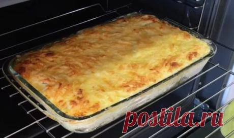 Жюльен с курицей и грибами