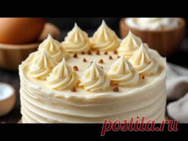 Белково масляный Крем для Торта рецепт.
