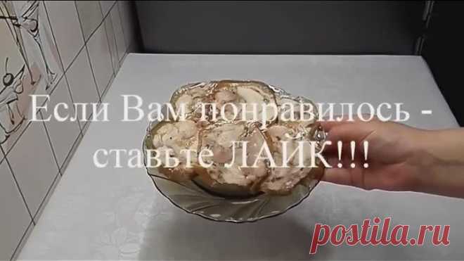 Рулет из мяса с желатином