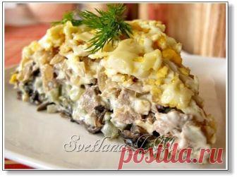 Салат Орландо | СУДАРУШКА Салат Орландо Рецепт этого салатика я очень давно нашла на каком то сайте . Там он был заявлен, как фирменный салат минского ресторана 