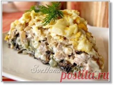 Салат Орландо | СУДАРУШКА Салат Орландо Рецепт этого салатика я очень давно нашла на каком то сайте . Там он был заявлен, как фирменный салат минского ресторана "Орландо". Делаю его