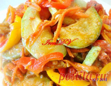 Закуска из кабачков