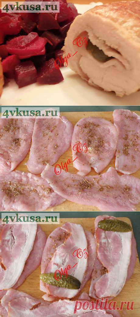Зразики из индейки с запеченой свеклой | 4vkusa.ru
