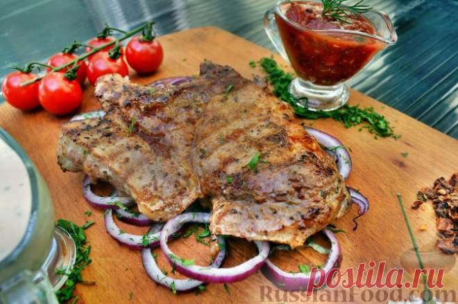 Свинина (шашлык) в луковом маринаде