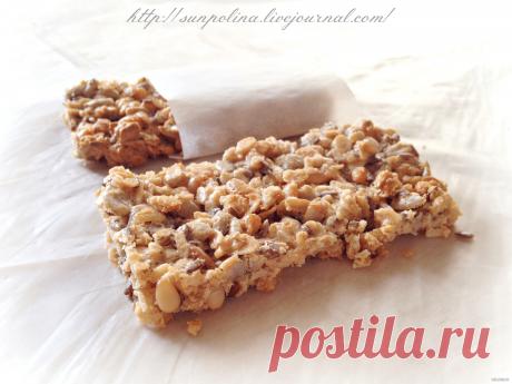 Овсяные батончики с семечками