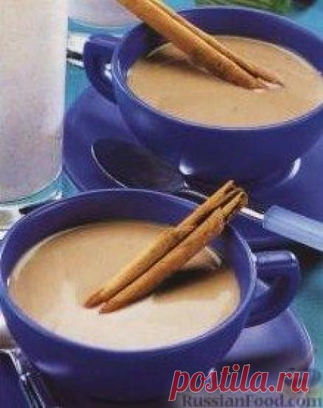 Рецепт: Кофе с молоком и корицей по-мексикански (Cafe con Leche) на RussianFood.com