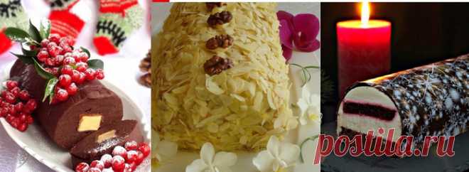 Лучшие рецепты "Ногоднего полена"! И сложные и элементарные, но всегда вкусные и красивые!