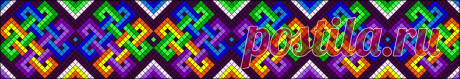 Normal Friendship Bracelet Pattern #13364 - BraceletBook.com