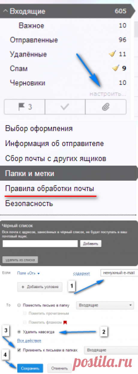 Как отписаться от рассылки на почту или запретить присылать письма на мой e-mail | Поисковое продвижение и создание сайта, уроки wordpress