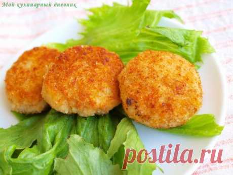 Куриные котлеты с сыром.