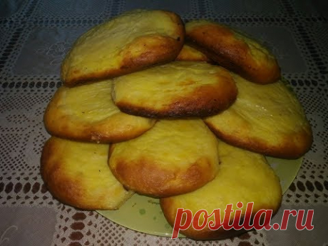 Шаньги с картошкой и со сметаной
