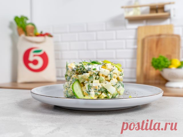 Салат из свежих огурцов и яиц – пошаговый рецепт приготовления с фото