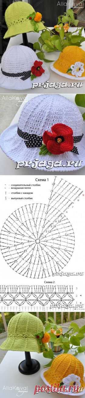 Шляпы крючком схемы от Аллы Коваль