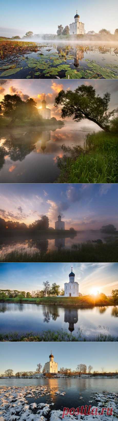 Один из символов России! Храм Покрова на Нерли в объективах фотографов;)) — Фотоискусство