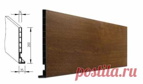Фасадные панели VinyPlus (Виниплюс) под дерево длиной 6 м