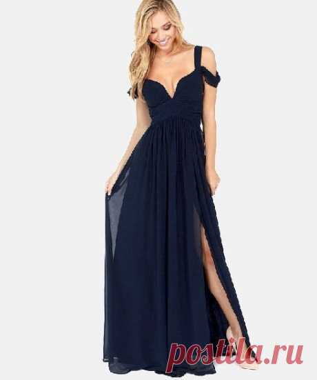 Evening Dresses Picture - More Detailed Picture about Vestido De Festa Longo 2015 New Arrival Spaghetti Strap Sexy Split Prom Formal Chiffon Women Elegant Long Evening Dress ZL2941 Picture in Evening Dresses from Rosy Women's Store | Aliexpress.com | Alibaba Group