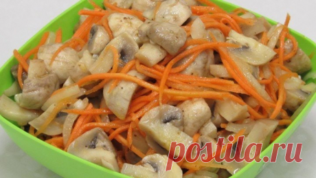 МАЛО КТО ОТ НИХ ОТКАЖЕТСЯ! Шампиньоны по корейски - рецепт МАРИНОВАННЫХ ГРИ