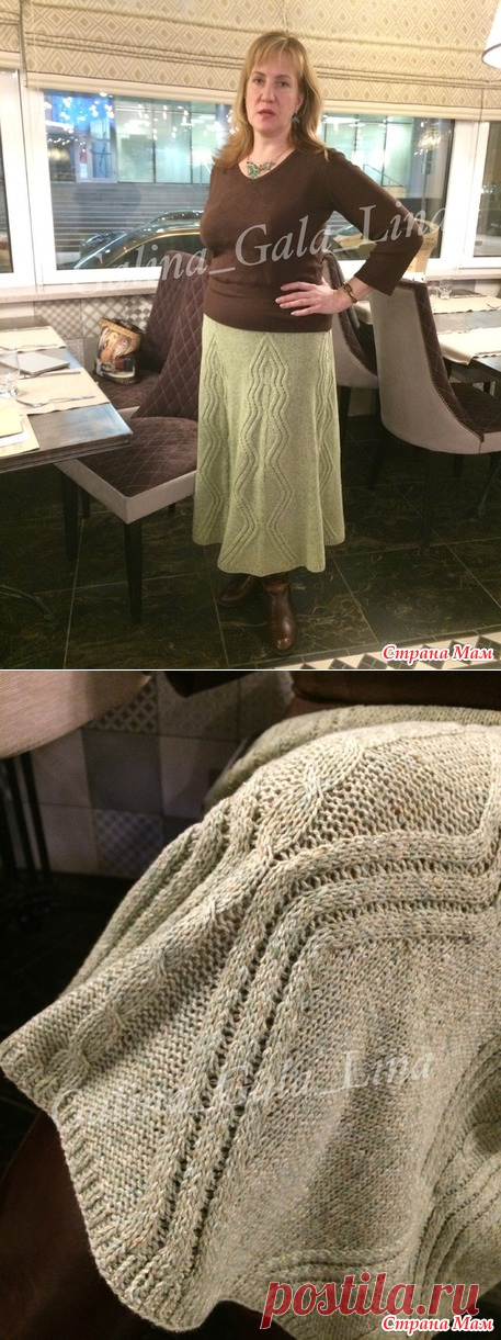 Юбка КРЕЩЕНДО - из твида - Вязание - Страна Мам