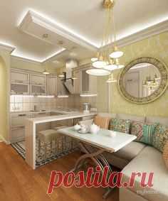 Квартира для молодой пары. Кухня