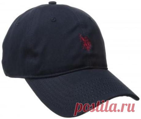 U.S. Polo Assn. Men's Small Solid Horse Adjustable Cap, Navy, One Size at Amazon Men’s Clothing store: