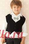Праздничная жилетка для мальчика 2в1