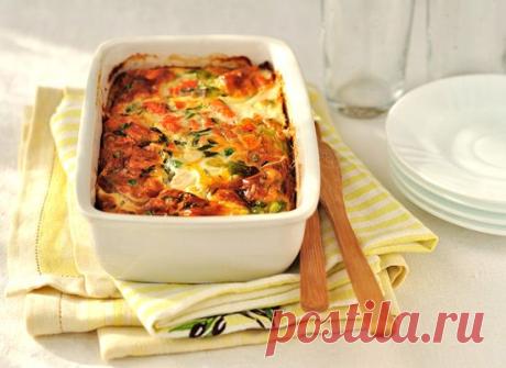Суфле из индейки и брокколи.