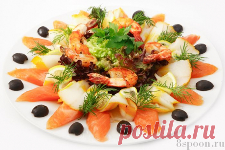 Красивая рыбная нарезка: примеры оформления и подачи | 8 Ложек