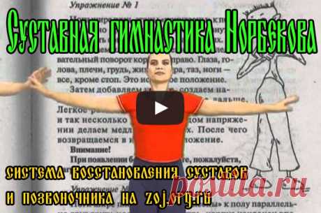 Видео упражнения суставной гимнастки Норбекова Вот ссылка на страницу, где можно посмотреть полную версию суставной гимнастики Норбекова —