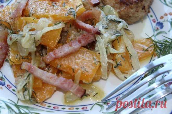 Гарнир из тыквы рецепт с фото пошагово - 1000.menu