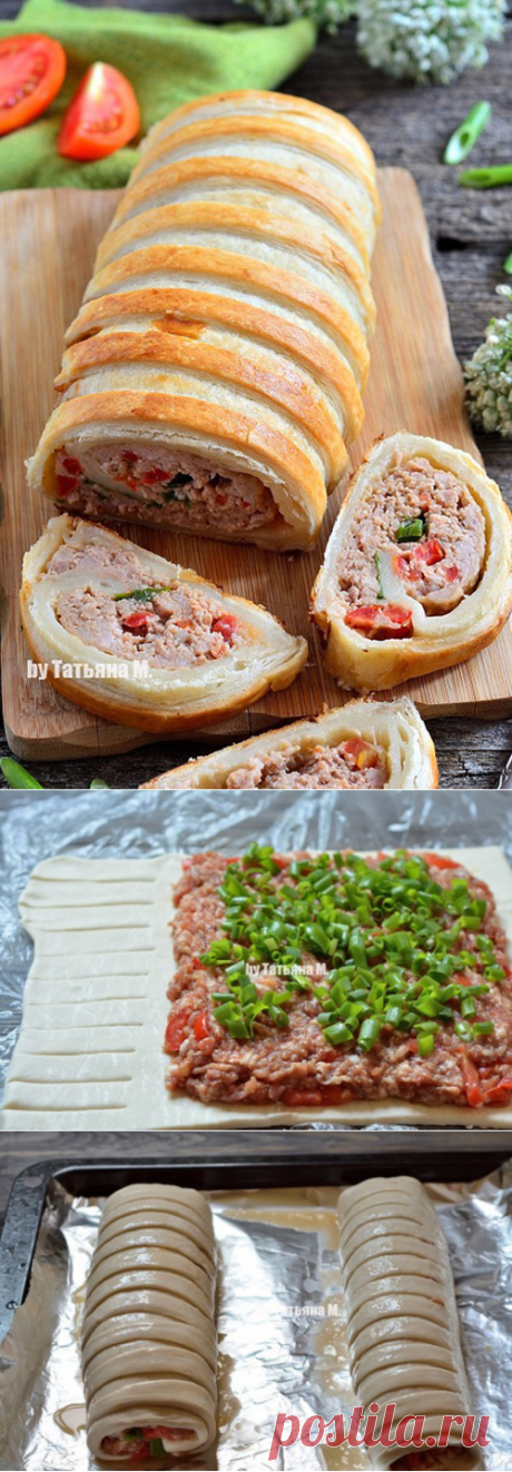 Закусочный рулет с мясом | Кулинарный блог Татьяны М.