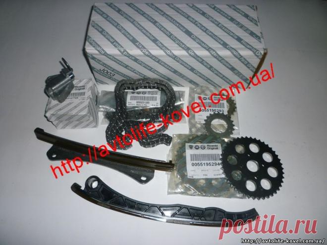 Комплект ГРМ (шестерня + цепь), 1.3 D/JTD/CDTI, Fiat Doblo, Fiorino, Opel Combo, ORIGINAL