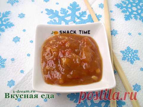 Китайский кисло-сладкий соус - рецепт приготовления - Вкусная еда