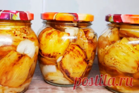 Баклажаны, как шашлык! Вкусная консервация на зиму. Зимой съели 20 банок, теперь готовлю больше!