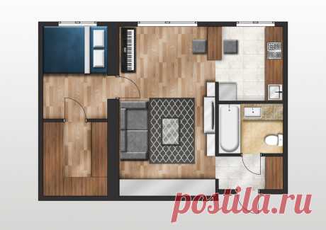 Малогабаритка недели: как оформить двушку за миллион — INMYROOM