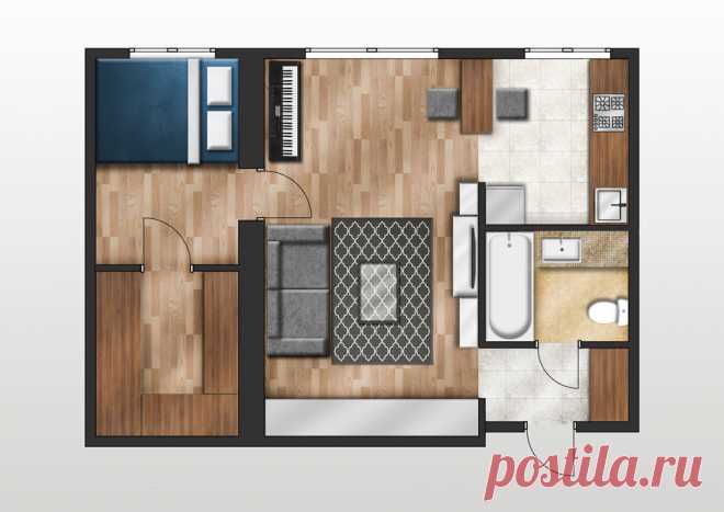 Малогабаритка недели: как оформить двушку за миллион — INMYROOM