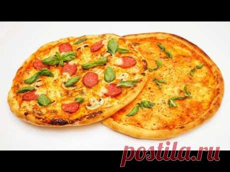 Рецепт: Пицца на тонком тесте на RussianFood.com