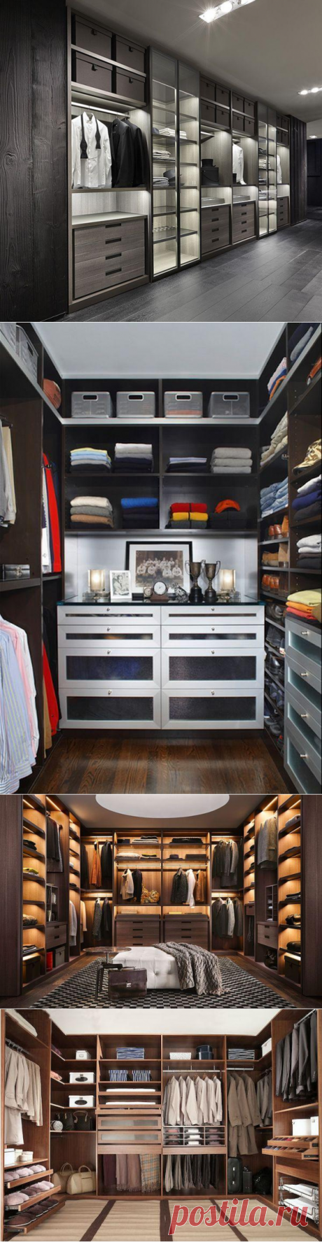 Каких размеров должна быть гардеробная — Роскошь и уют