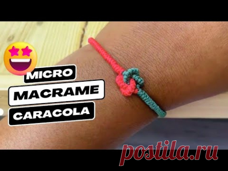 como hacer Pulsera de infinito en macrame paso a paso