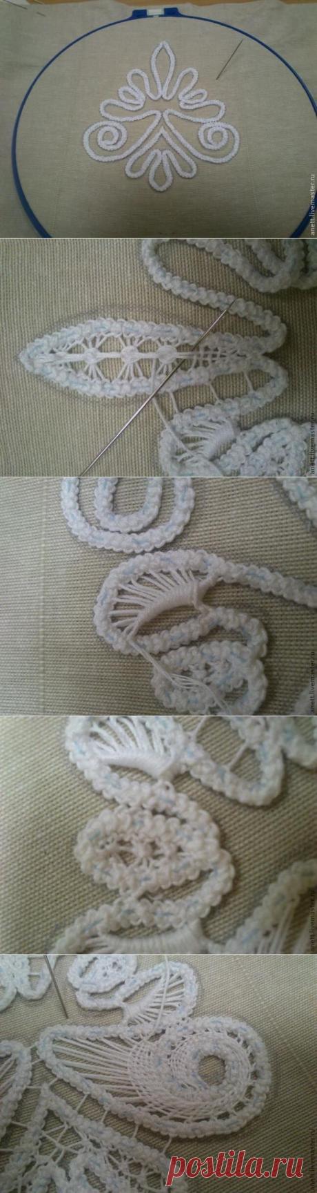 Болеро в технике румынского (шнуркового) кружева - Вязание - Моя копилочка