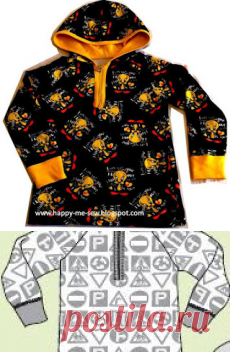 Happy-me - шью и перевожу: Оттобре 2012-4-23 Толстовка Иллюстрированный перевод