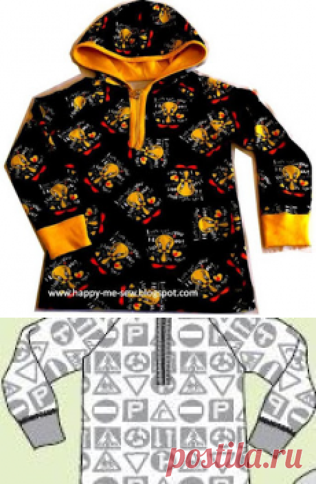 Happy-me - шью и перевожу: Оттобре 2012-4-23 Толстовка Иллюстрированный перевод