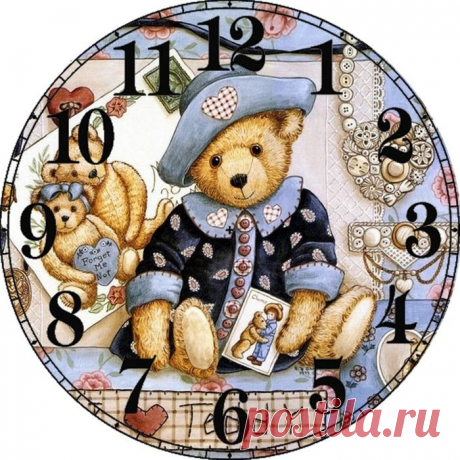 Картинки для круглых часов. Часть первая