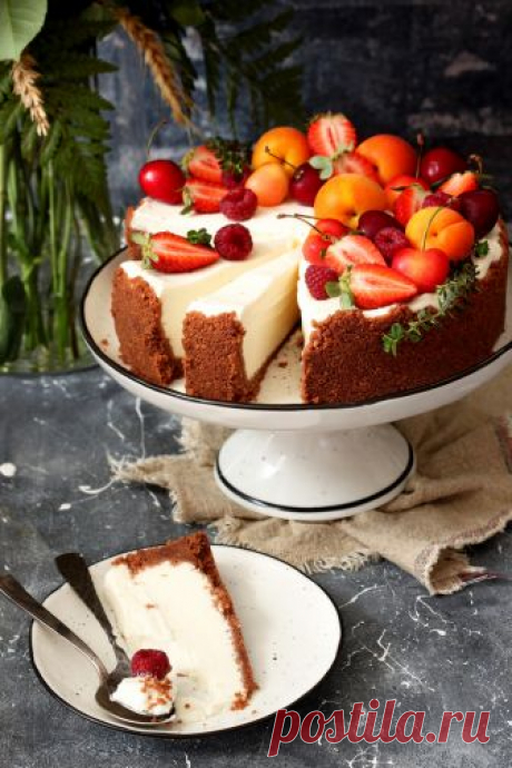 Торт Чизкейк без выпечки - Cake Cheesecake without baking