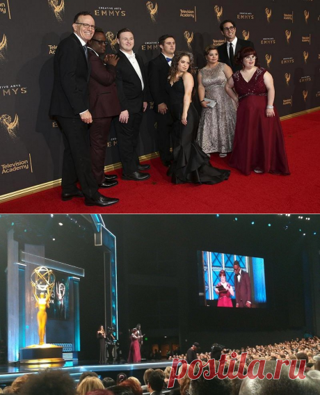 Актеры телесериала «Born this way» прокомментировали тот факт, что они выиграли два приза «Эмми» и вошли в историю