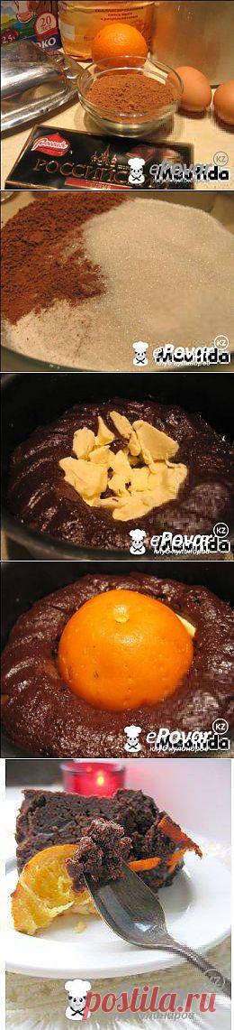 Шоколадный пудинг с ЦЕЛЫМ апельсином — Рецепт приготовления с фото — Десерты, Пудинги