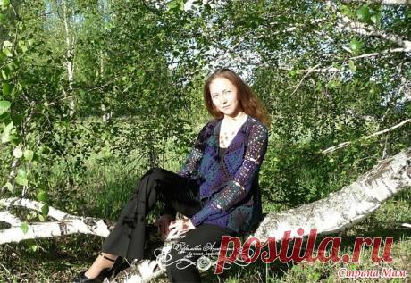 Кардиган крючком из Дундаги "Мистик"