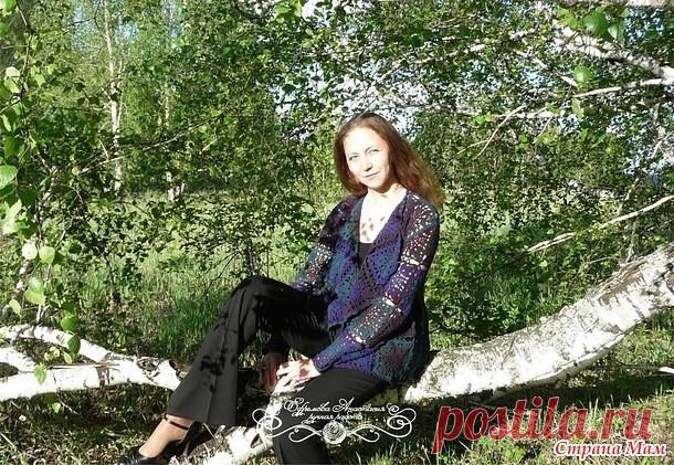 Кардиган крючком из Дундаги 